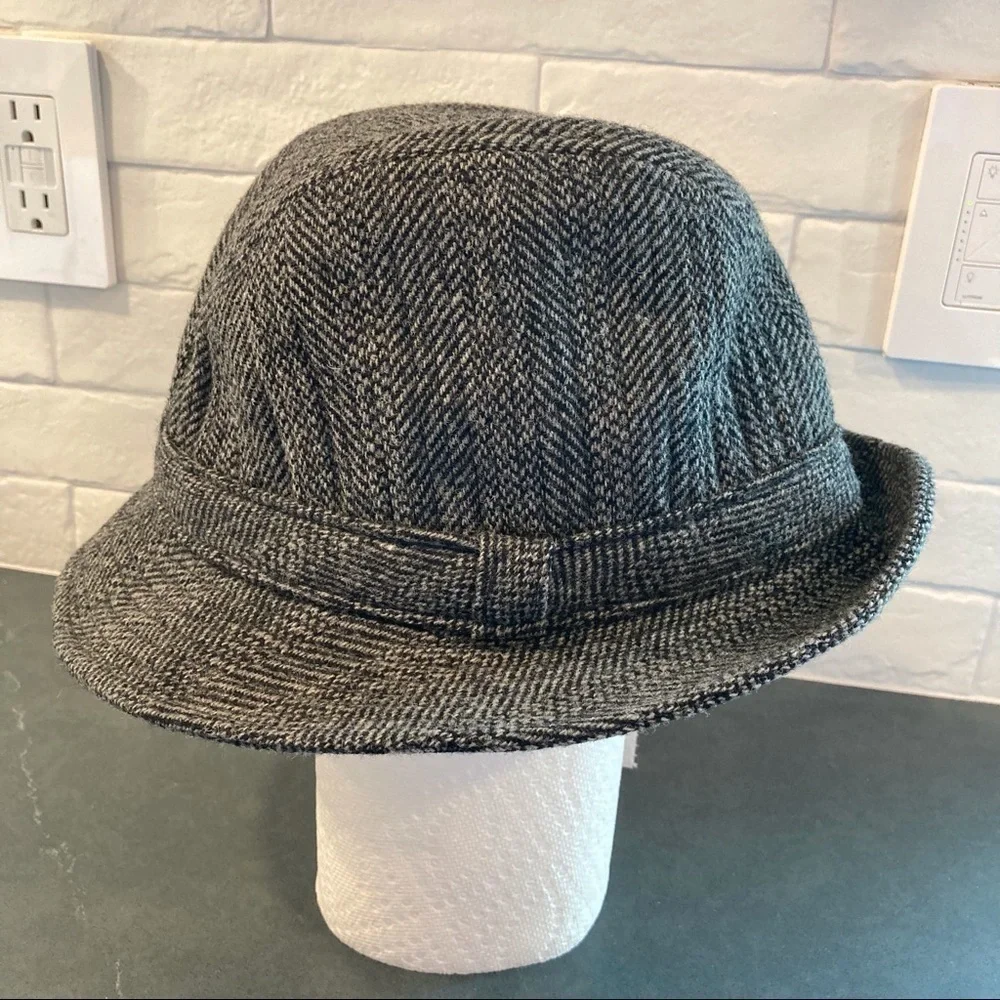 Vintage Pendleton sz Large wool fedora herringbone pattern